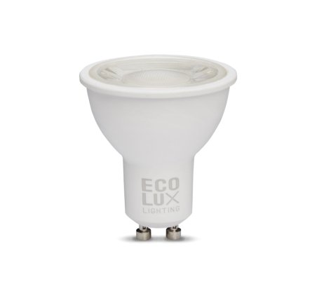 Lampara led gu10 / 7w luz natural 4200k -efecto dicroica-