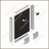 Puerta corredera: kit puerta ref. kp-tr16-s85 plata mate