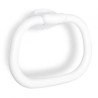Toallero baño aro rtt grande 25cm -blanco-