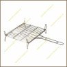 Parrilla doble serie 30 acero cincado 30x35cm