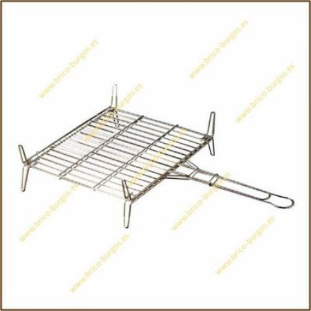 Parrilla doble serie 30 acero cincado 30x35cm
