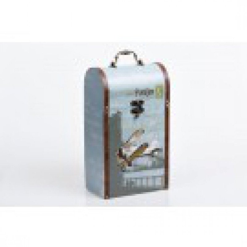 Caja vino doble madera 20x12,5x35 cm