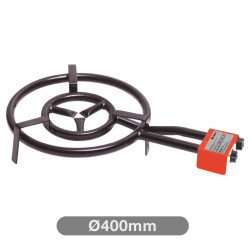 Paellero a gas doble ø400mm para paelleras de ø260mm a ø600mm