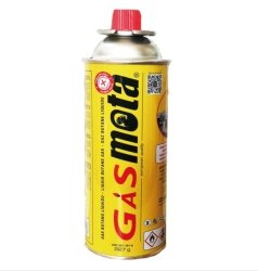 Cartucho butano 230gr con valvula -cocina portatil-