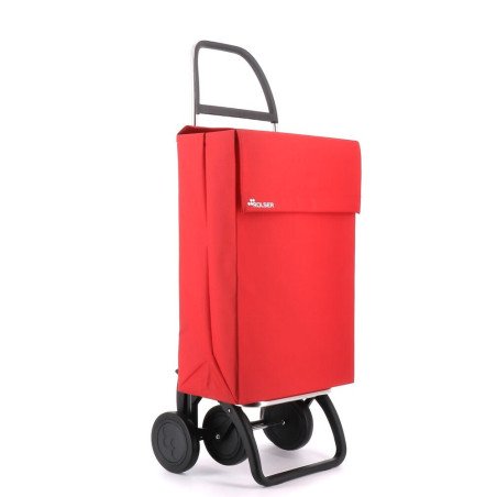 Carro compra rolser mod. jean ln 4 ruedas rojo 43lt