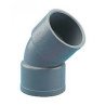 Pvc codo 40-45 h-h
