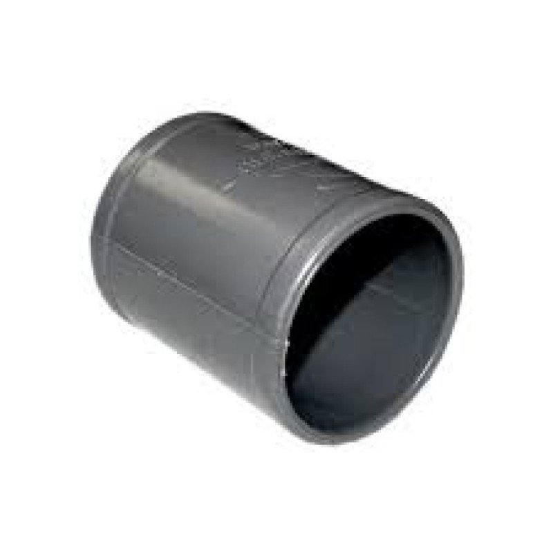 Pvc manguito union 40 deslizante h-h