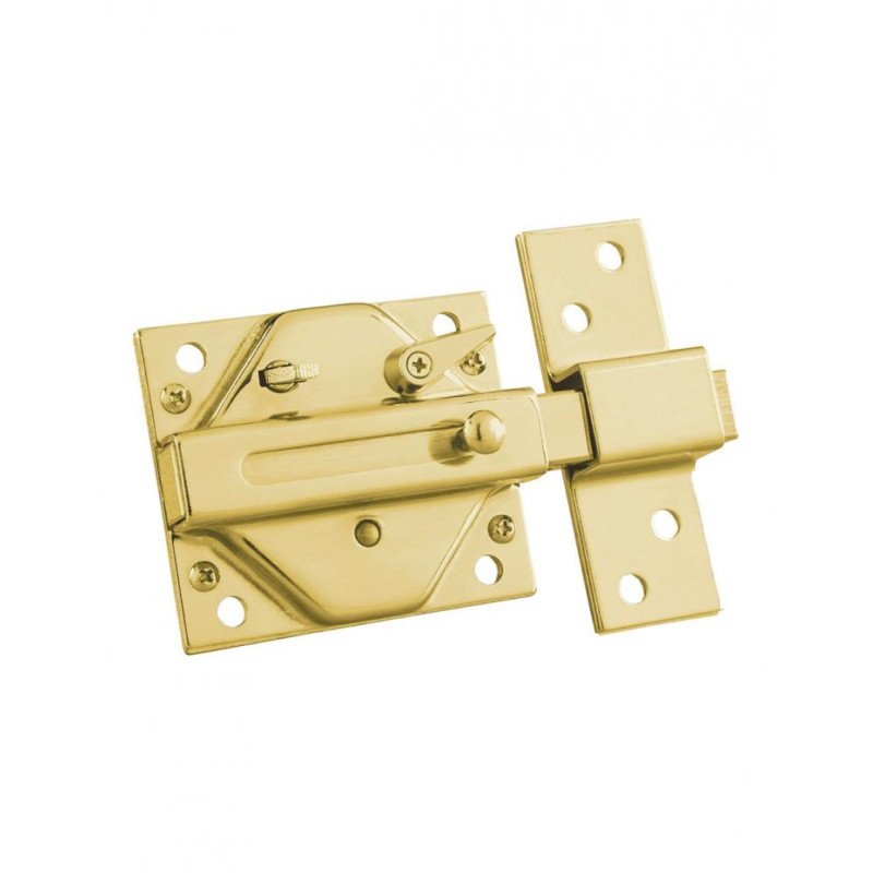Cerrojo latonado s/llave cs88l