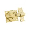 Cerrojo latonado s/llave cs88l