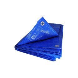 Toldo polietileno azul 3x5m