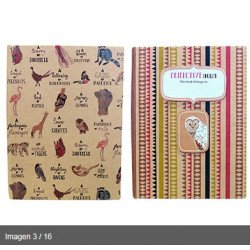 Set de dos libretas etnico animales