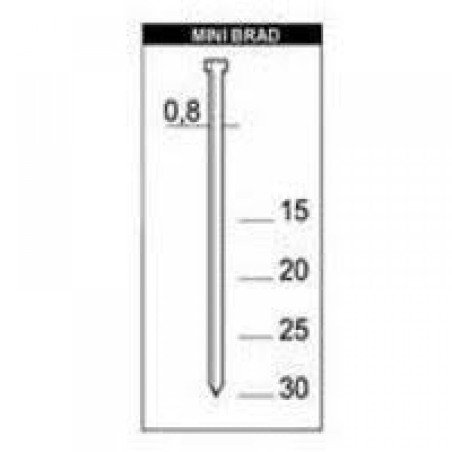 Pins 8/20 sin cabeza -10000 ud-