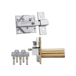 Cerrojo cromado c/llave cs88sc m50