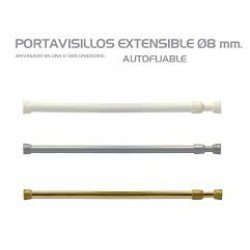 Portavisillos presion blanco 0.40-0.70mt -2 ud-
