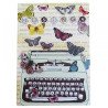 Libreta maq- escribir mariposa
