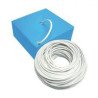 Espiral de visillo plastificado blanco -ml-