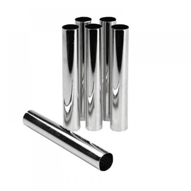 Molde reposteria ibili canutillo 14x2cm -6 ud- serie acero estañado