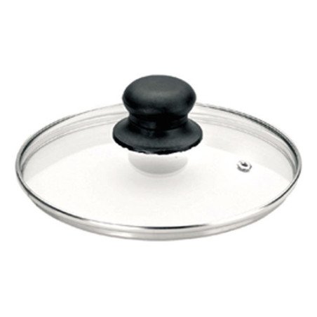 Tapa cristal 16cm con salida vapor