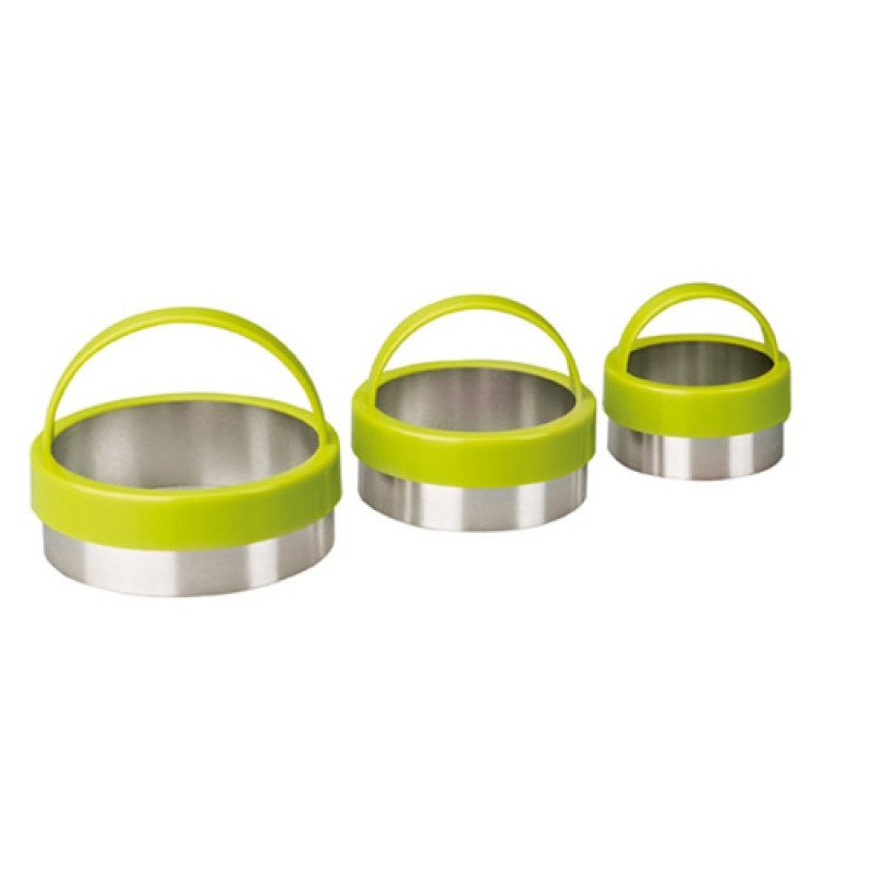 Cortapastas reposteria lisos ibili 5+6+7cm -3 ud-