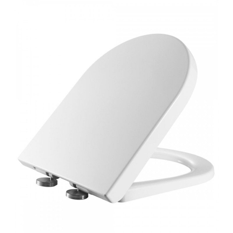 Tapa inodoro mod. toscana -blanco- caida amortiguada