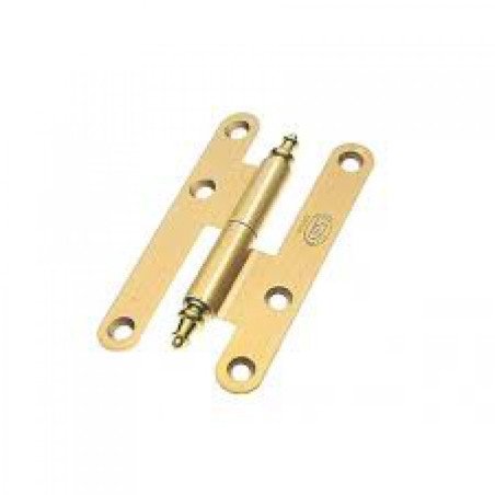 Pernio laton 2217 100mm dch. con remate