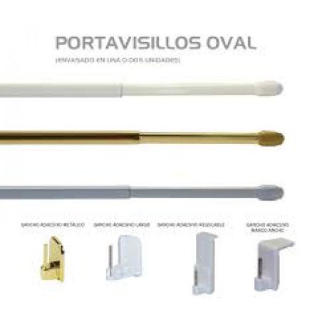 Portavisillos colgar blanco 0.70-1.20mt -ud-