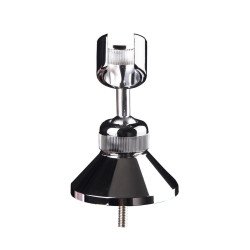 Soporte ducha laton cromado conico universal