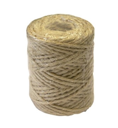 Cuerda sisal bobina 500gr -3.0mm x 120mt-