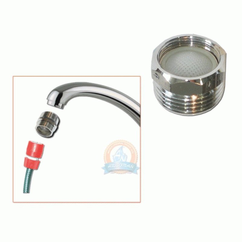 Adaptador para grifo atomizador hembra h22x3/4