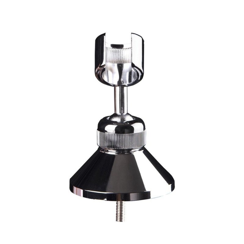 Soporte ducha laton cromado conico universal