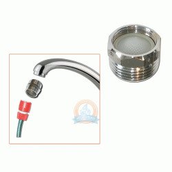 Adaptador para grifo atomizador macho m24x3/4