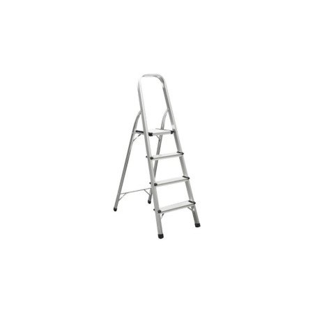 Escalera 4 peldaños aluminio máx. 150kg