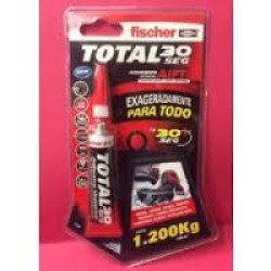 Adhesivo total 30 segundos fischer -15gr-