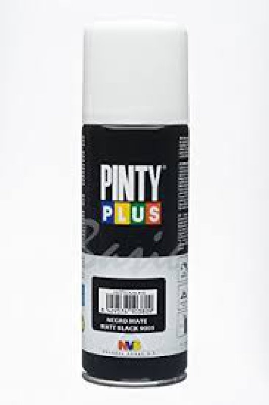 Pintura spray 400ml negro mate