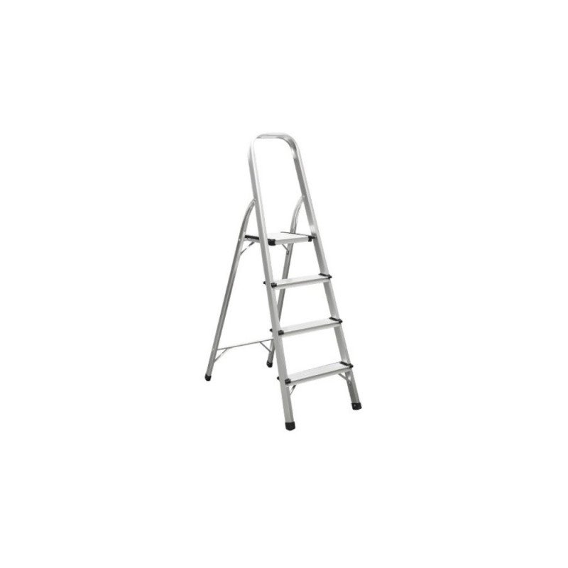 Escalera 4 peldaños aluminio máx. 150kg