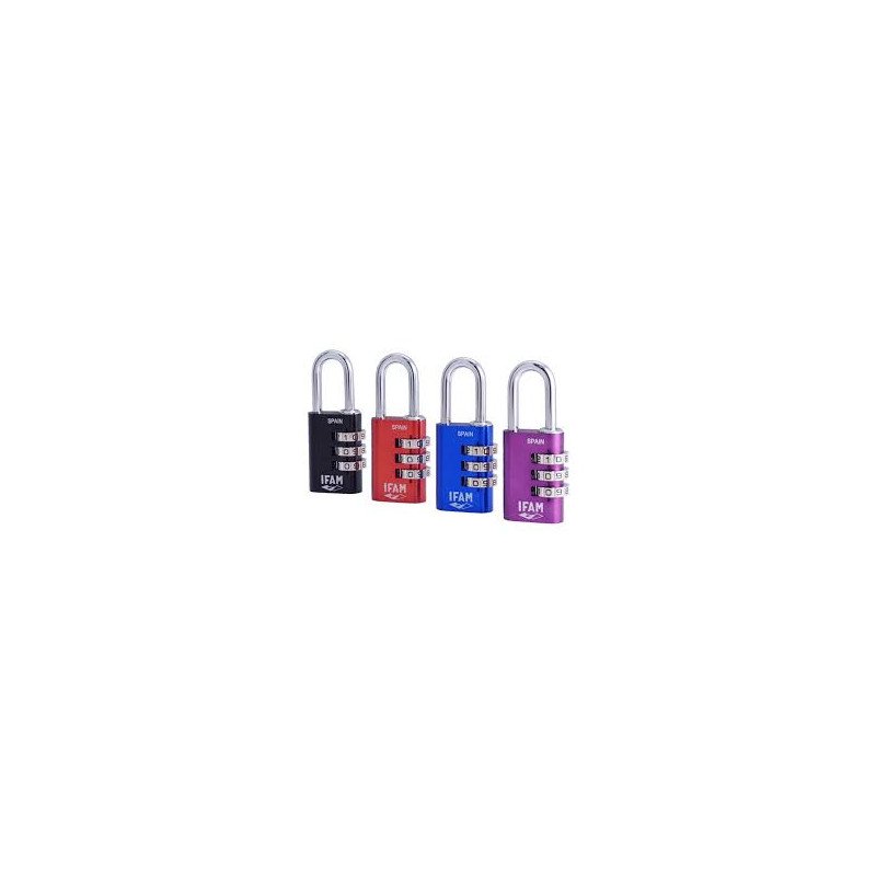 Candado combinacion combi30 -violeta-
