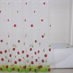 Cortina baño -180x180cm- cerezas