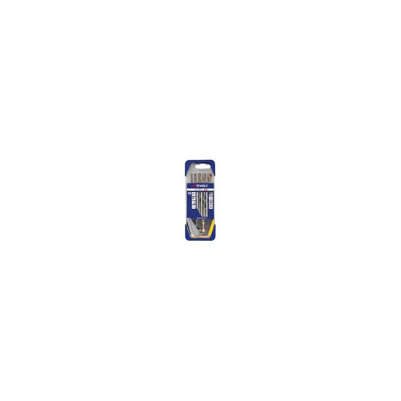 Juego brocas cilindricas hormigon -4-5-6-8-10- -5 ud-