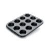 Molde reposteria ibili mini muffin 12 cavidades 25x19cm serie moka