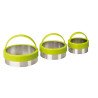 Cortapastas reposteria lisos ibili 5+6+7cm -3 ud-