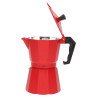 Cafetera italiana gsc kalossi 3 tazas color rojo