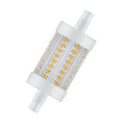 Lampara led lineal rs7 78mm 220v 6.0w r7s 4000k