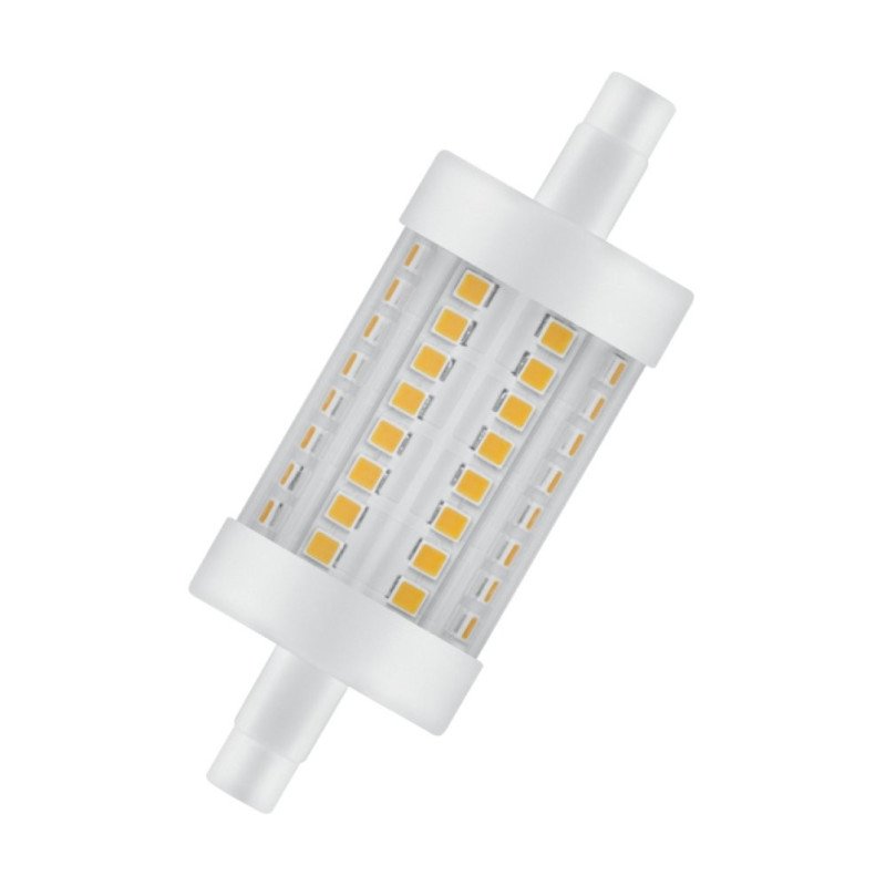 Lampara led lineal rs7 78mm 220v 6.0w r7s 4000k
