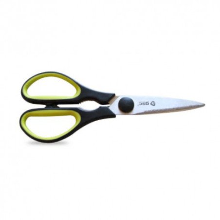 Tijera cocina 21cm acero inox mango bicolor