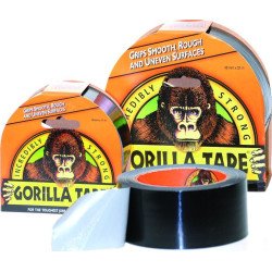 Cinta americana 48.0 mm x 32 mt negra gorilla