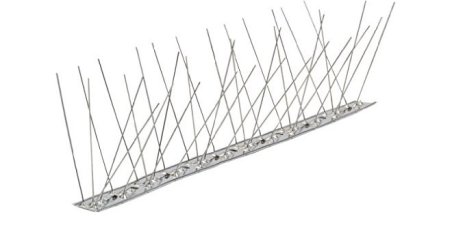 Pinchos anti-pajaros acero inoxidable 100 x 2,5 x 11 cm