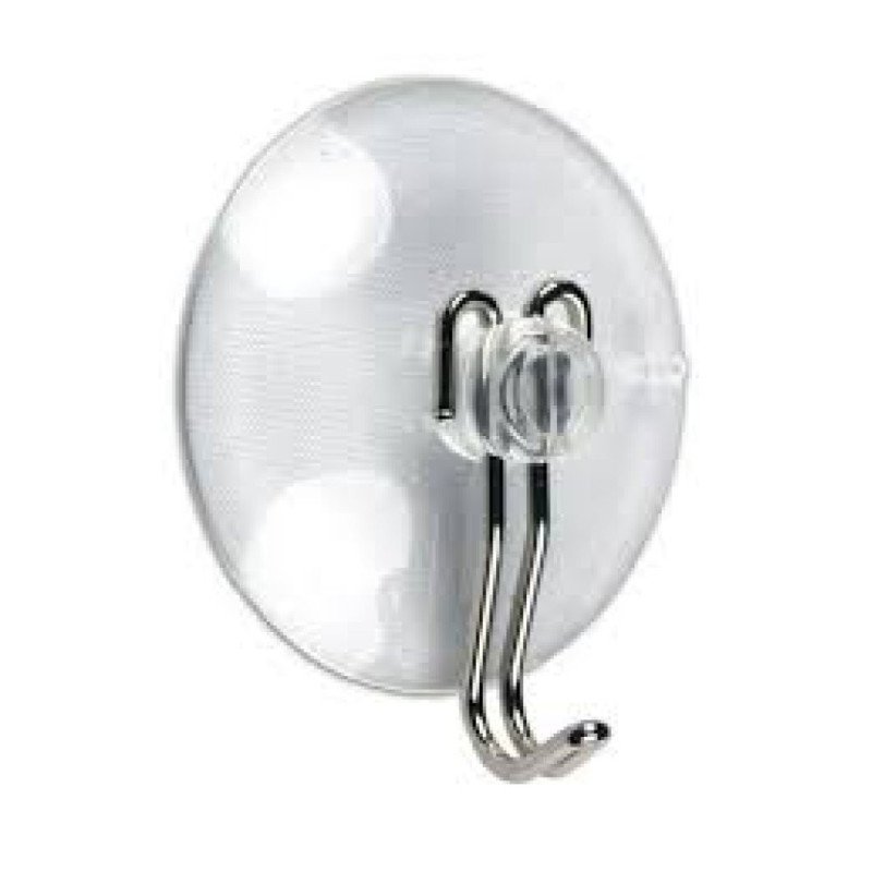 Ventosa gancho acero diam. 80mm