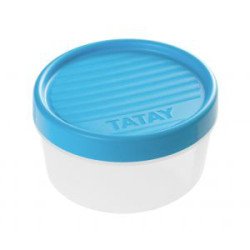 Taper con rosca 0.5lt azul tatay