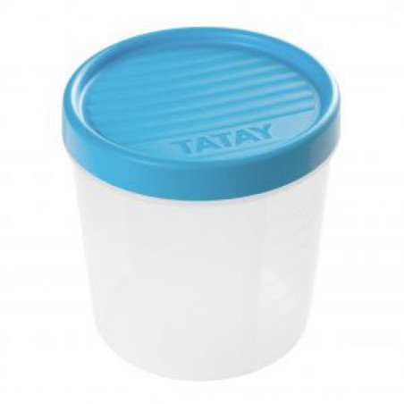 Taper con rosca 1.0lt azul tatay