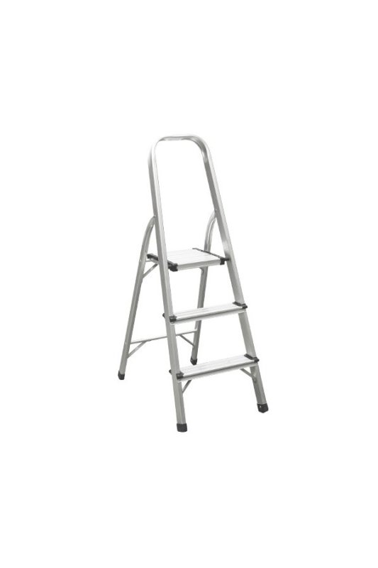 Escalera 3 peldaños aluminio máx. 150kg